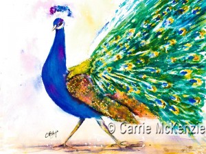 PEACOCK PAINTING